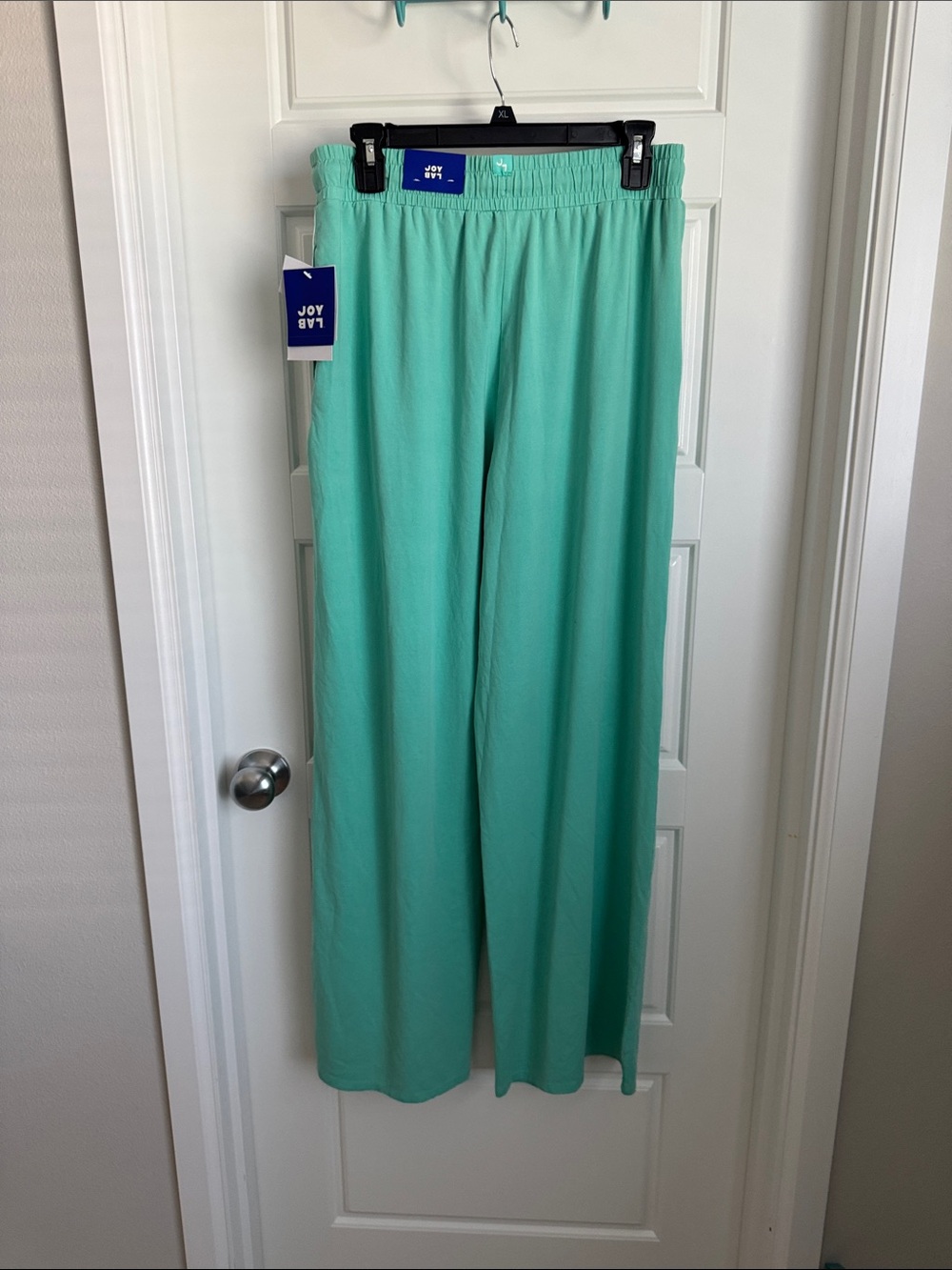JoyLab Wide Leg Sweatpants in Mint Green - Picture 6 of 7